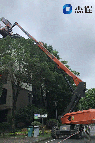 24米直臂高空作业平台出租应用