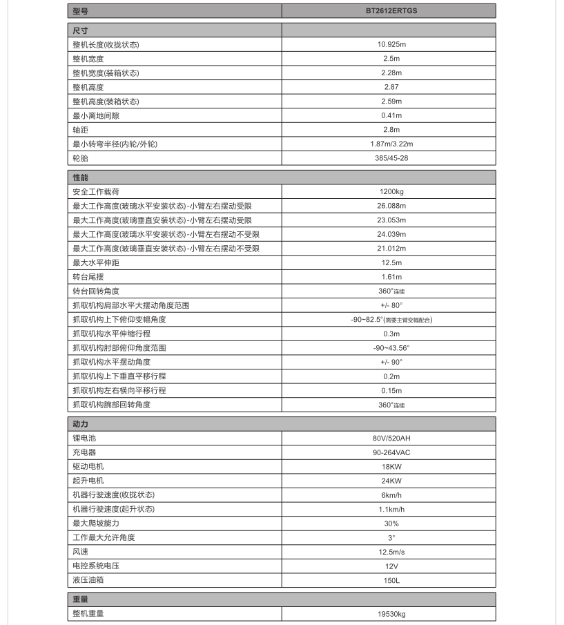 杰程26米玻璃吸盘车出租参数介绍