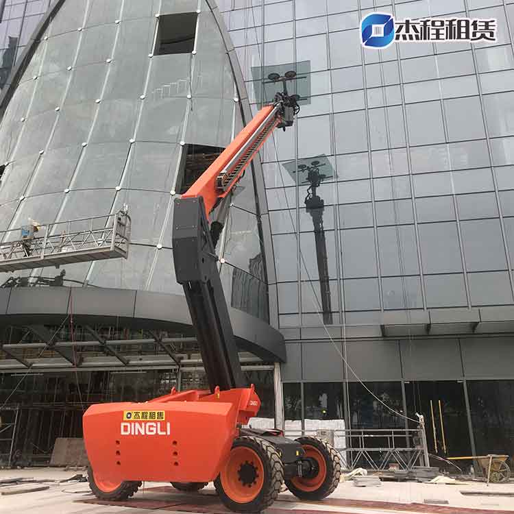 杰程26米玻璃吸盘车出租应用于玻璃幕墙安装