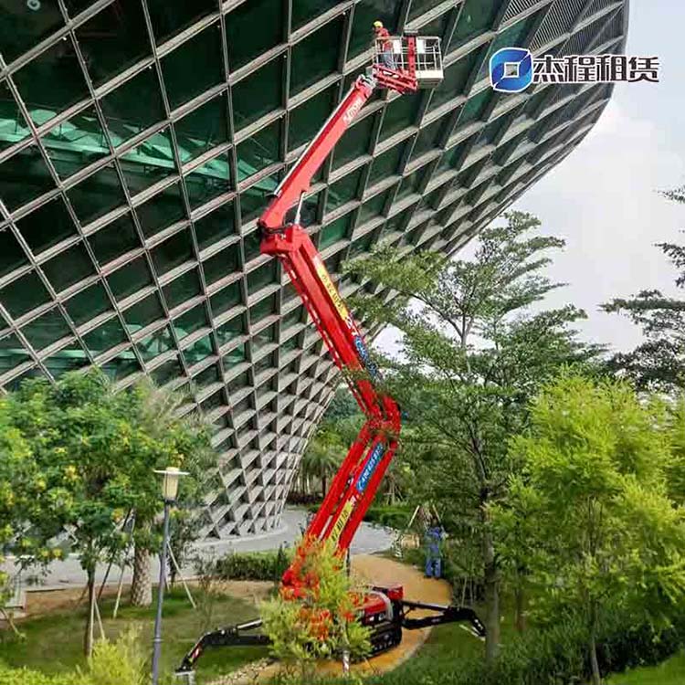 蜘蛛车出租应用于建筑物维护工程