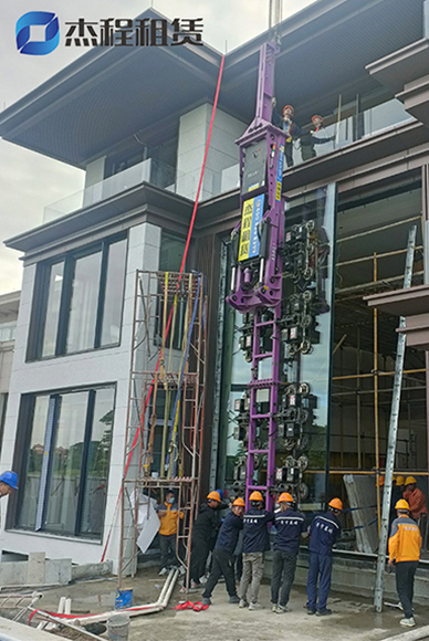 5吨电动吸盘出租用于3.8吨重大玻璃吊装