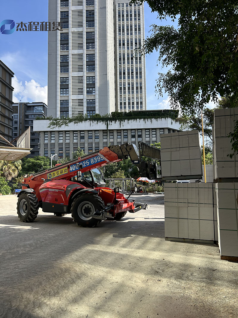 伸缩臂叉装车出租用于1.6吨加气砖高效直达三楼