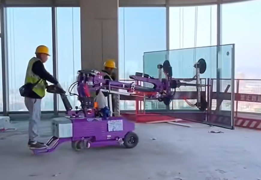 400公斤玻璃吸盘车应用案例