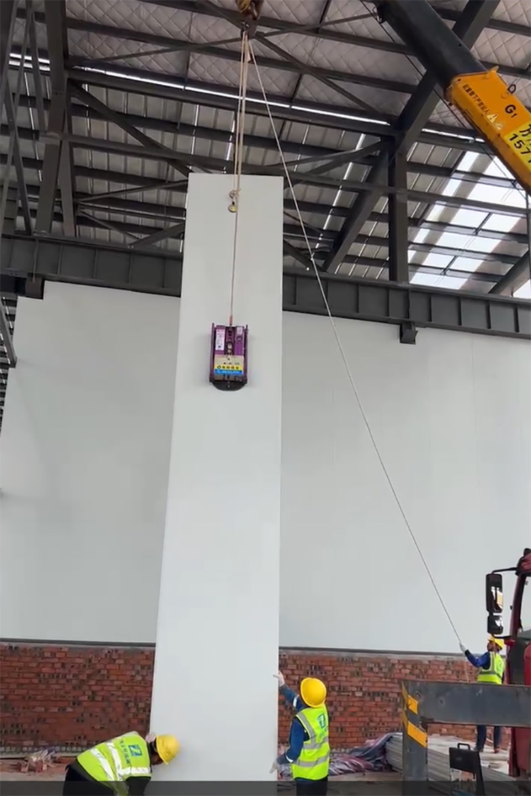 真空玻璃吸盘用于玻镁板安装