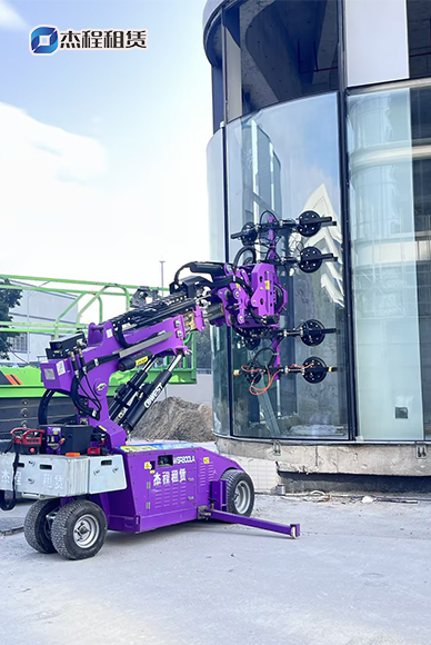 玻璃吸盘车用于弧形大玻璃安装