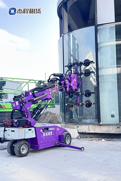 玻璃吸盘车用于弧形大玻璃安装